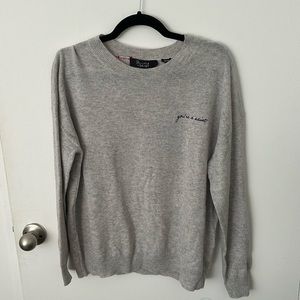 Parrish LA x Saint Cashmere Sweater - Grey.